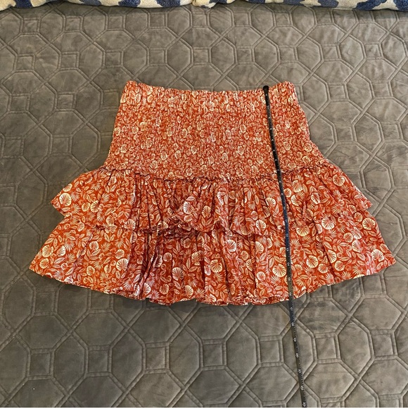 Women’s Loft Palm-Print Mini Skirt - Size M - Picture 3 of 10